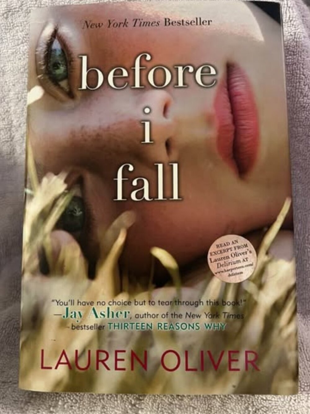 🐻Before I Fall - By Lauren Oliver - Some Underlining - Hardcover
